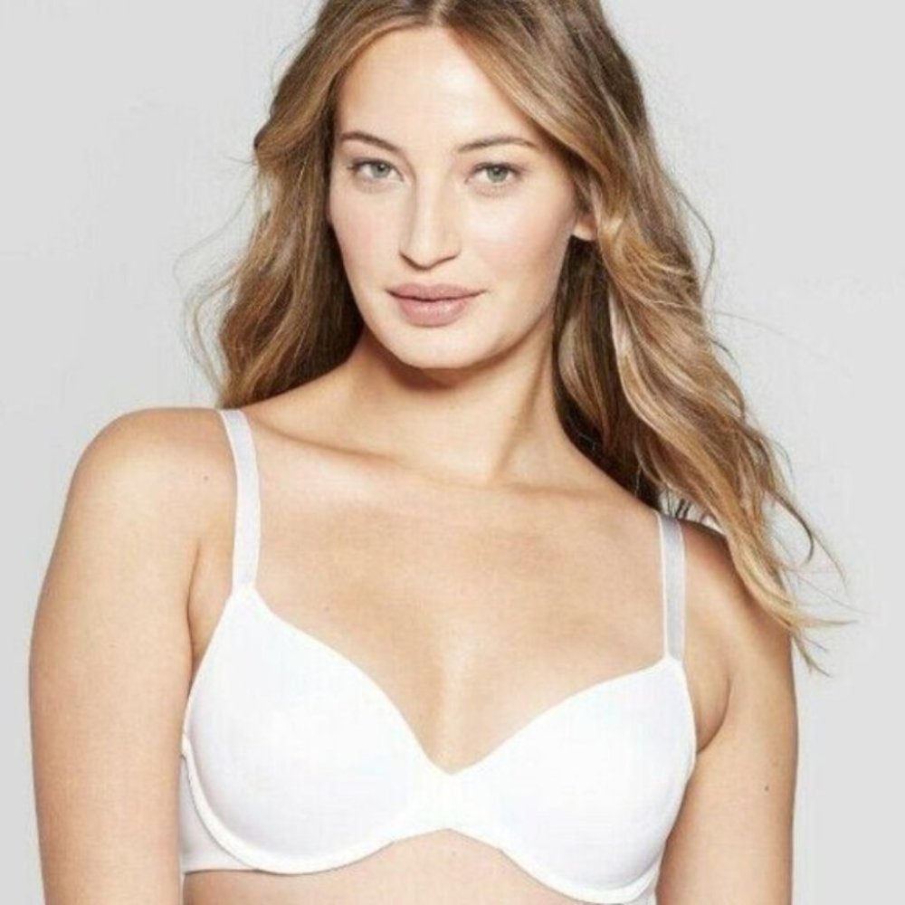 UNLINED DEMI CUT BRA FRESH WHITE 32C